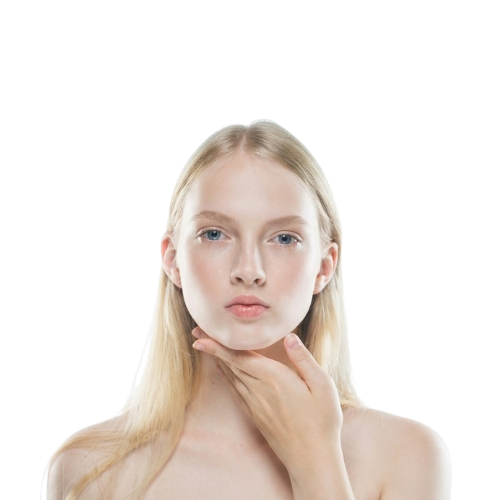 Professional dermal filler syringes on a clinical tray