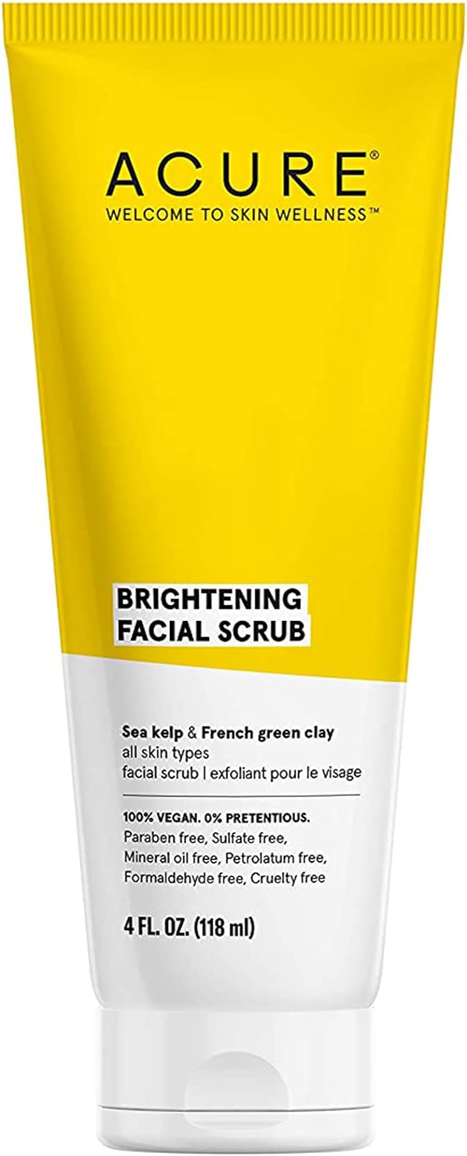 Buy BUY Vegan ACURE Brightening Facial Scrub 118ml LA BUCCIA - Authentic Medical Grade Dermal Filler