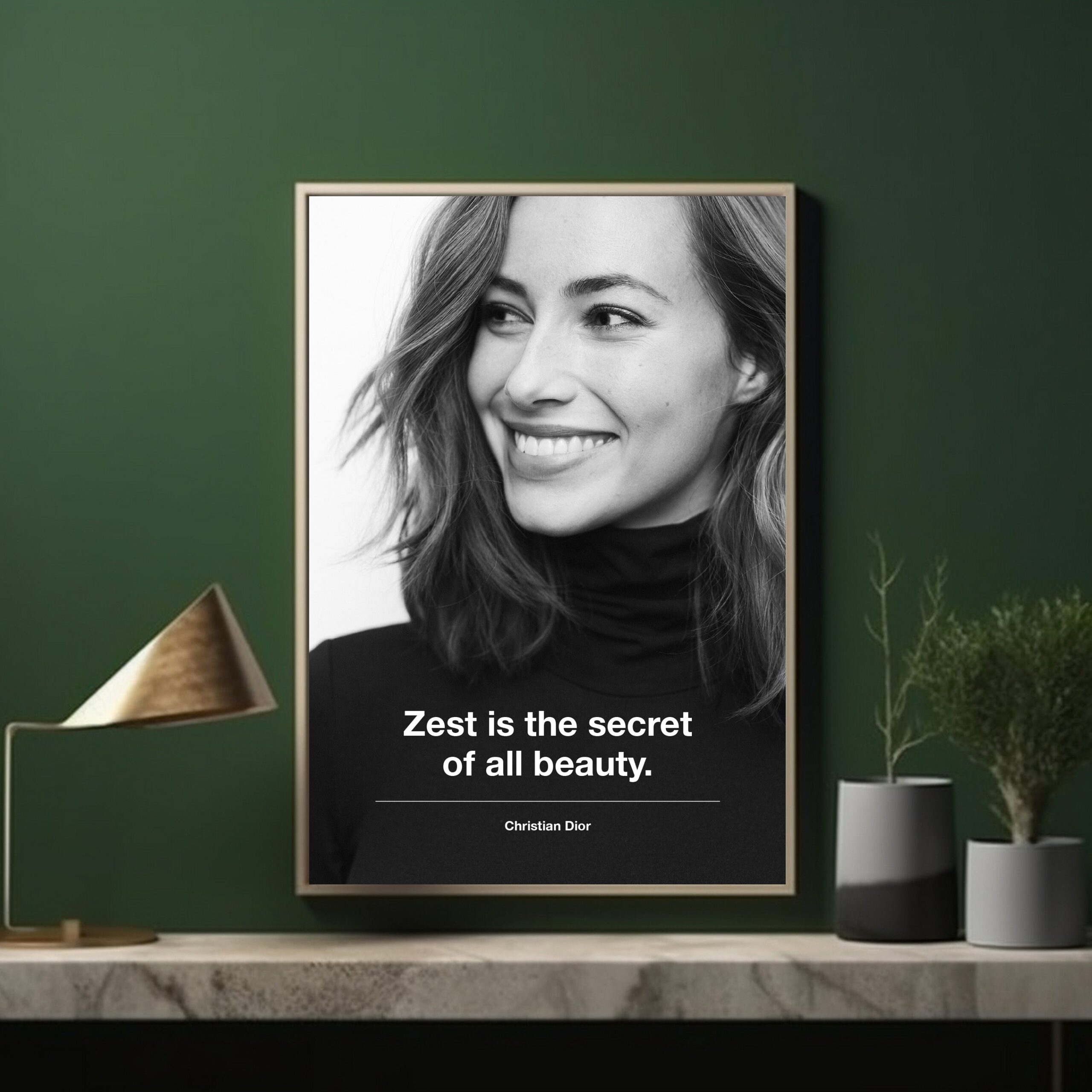 Buy BUY Christian Dior quote poster (A3 Height 420mm x Width 297mm) LA BUCCIA - Authentic Medical Grade Dermal Filler